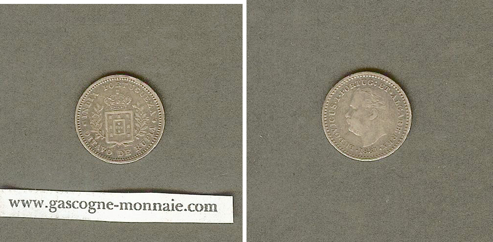 Inde Portugese  - 1/8 de rupiah 1881 SUP